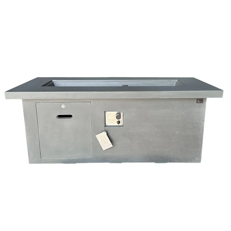 Arctic A-702 gassdrevet peisbord, CONCRETE GREY