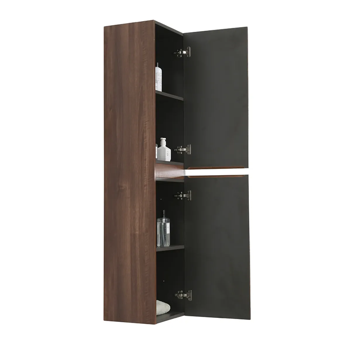 Badnor Maiken 80+40cm mbl.pk. (9419) Leon speilskap m/lys