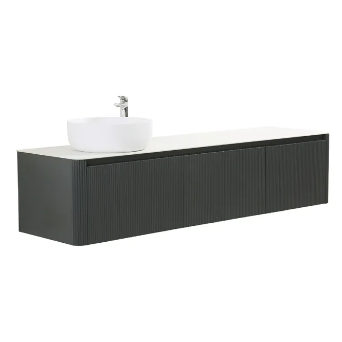 Hovedbilde Badnor Mabelle 180cm servantskap m/silkestein topplate (VENSTRE) 