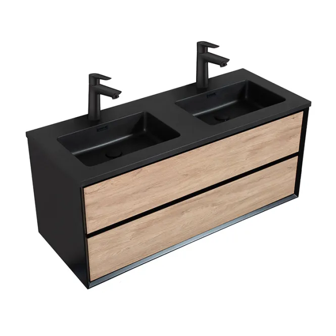 Hovedbilde Badnor Martine 120+40cm dobbel servant (6412) Lone speil