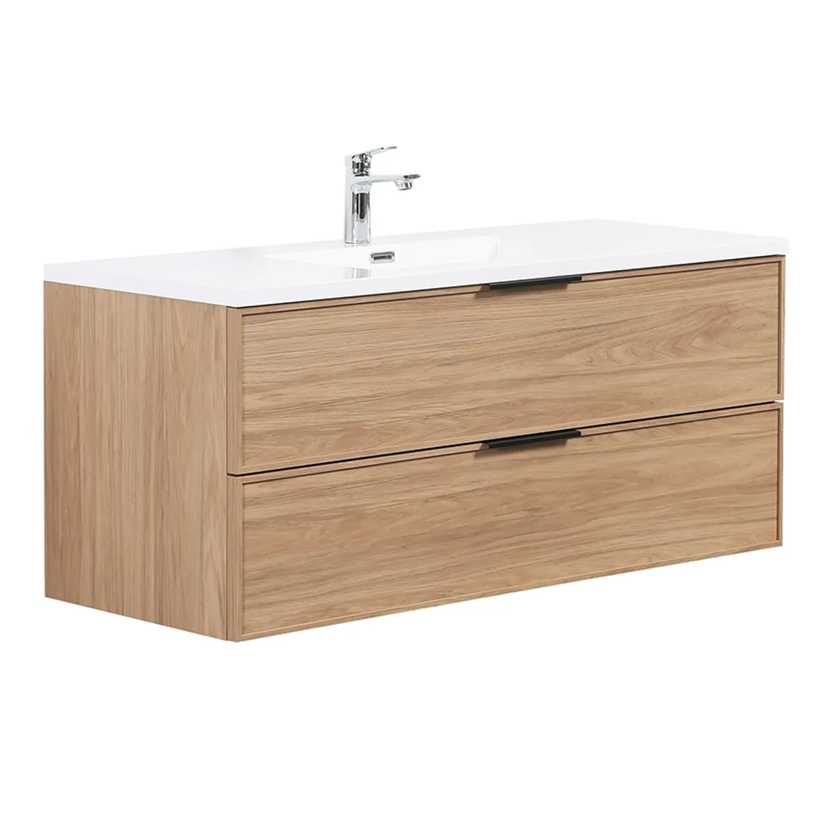 Badnor Melissa 120+40cm mbl.pk m/enkel servant (97431) Lucy speil m/lys