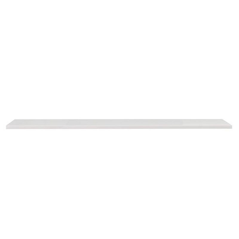 Badnor Benkeplate 180cm, MATT HVIT