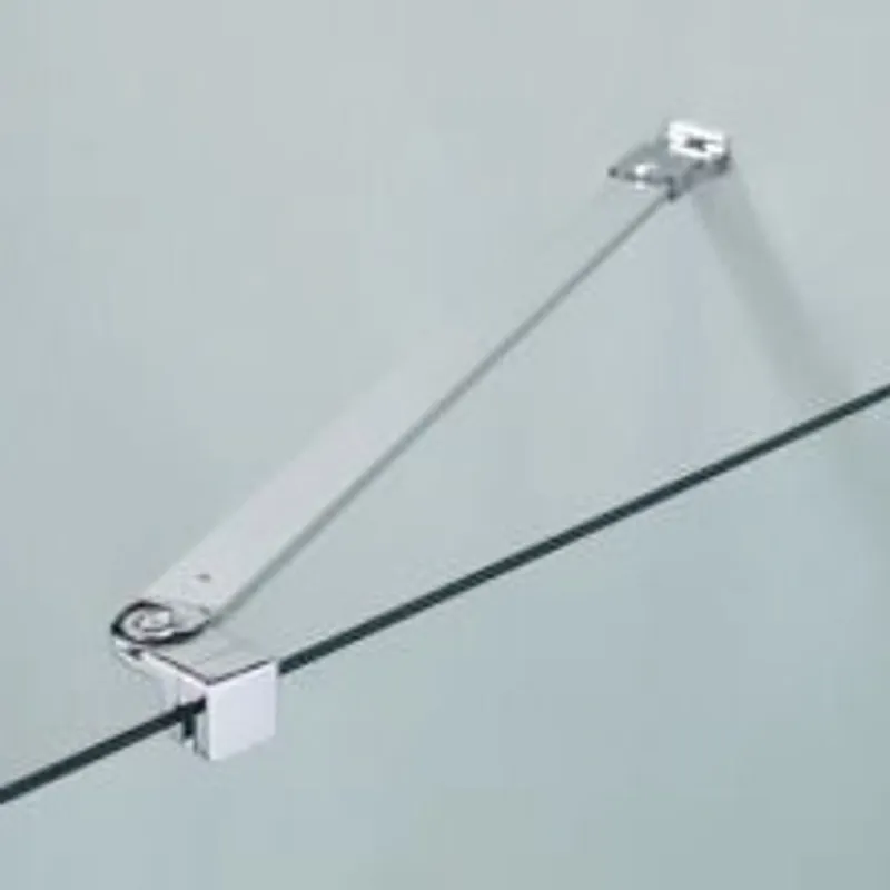 Pyxis fastfelt Walk-in hjørne 90cm - krom