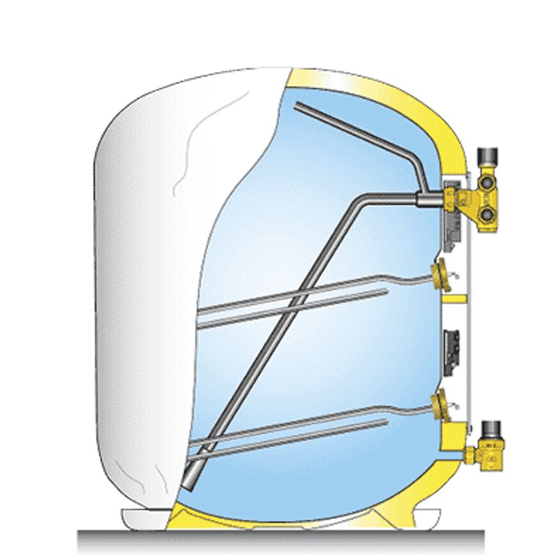 Oso Flexi Express FX 120ltr. benkebereder (2+2kW)