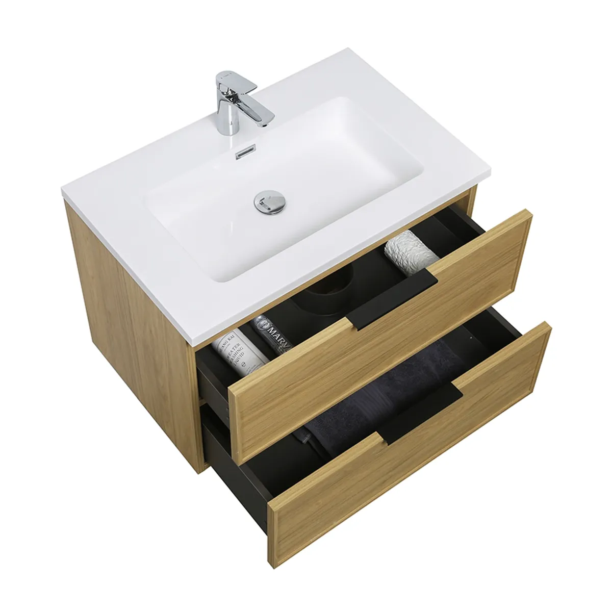Badnor Melissa 75cm servantskap m/HVIT servant