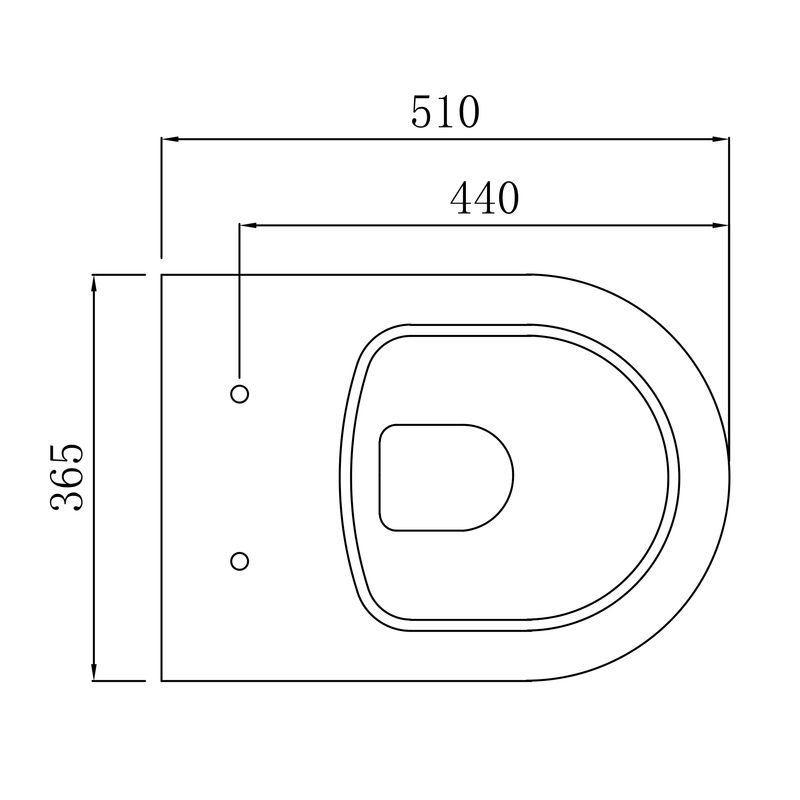 Toalettpakke: Badnor Ravenna / Grohe Rapid SL uten betj. plat