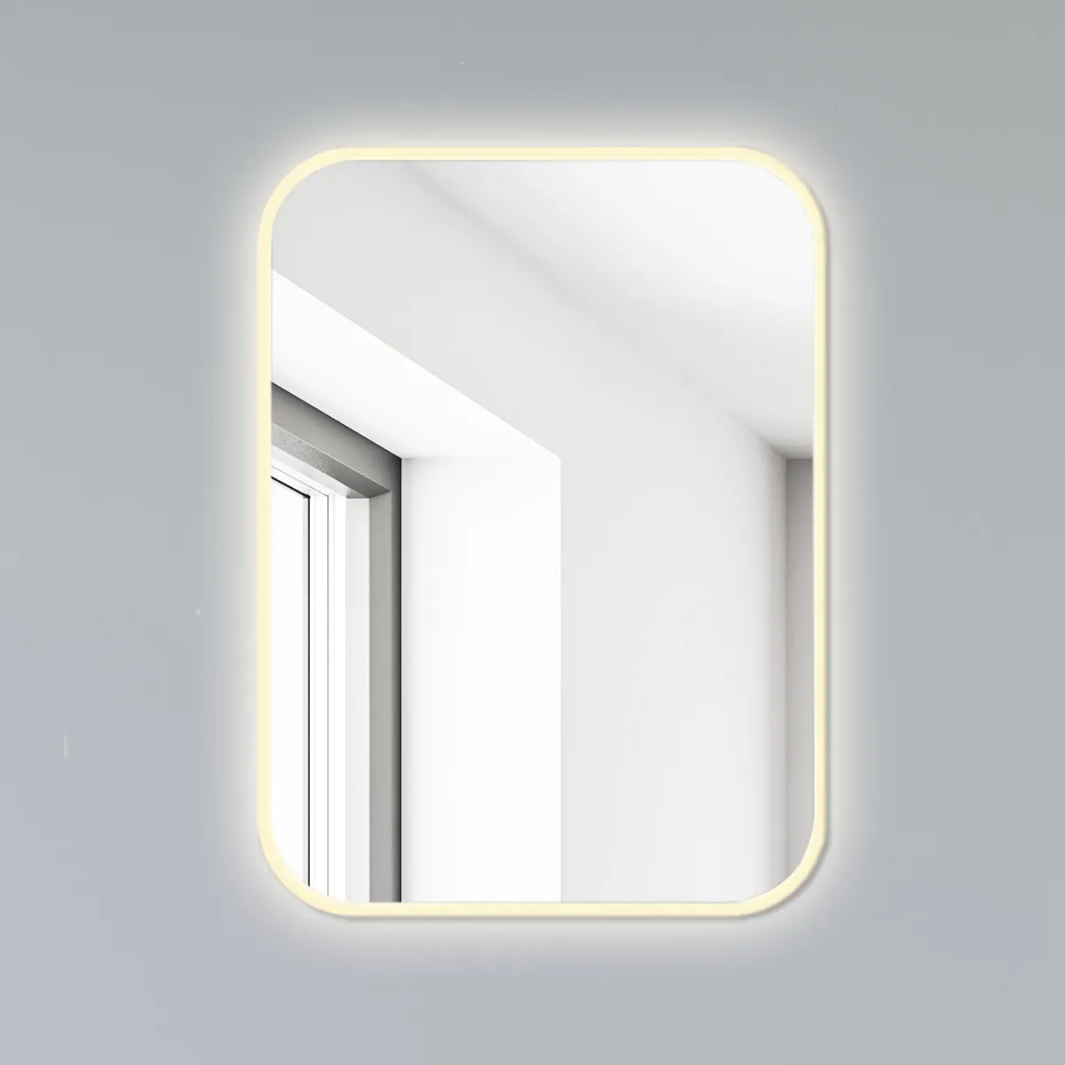 Badnor Linnea baderomsspeil (60x80cm) med LED-belysning 