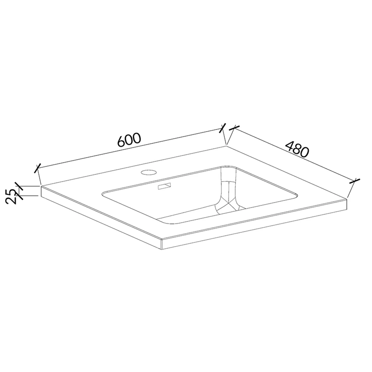 Badnor Melissa 60cm mbl.pk (97120) Lissie speil m/lys