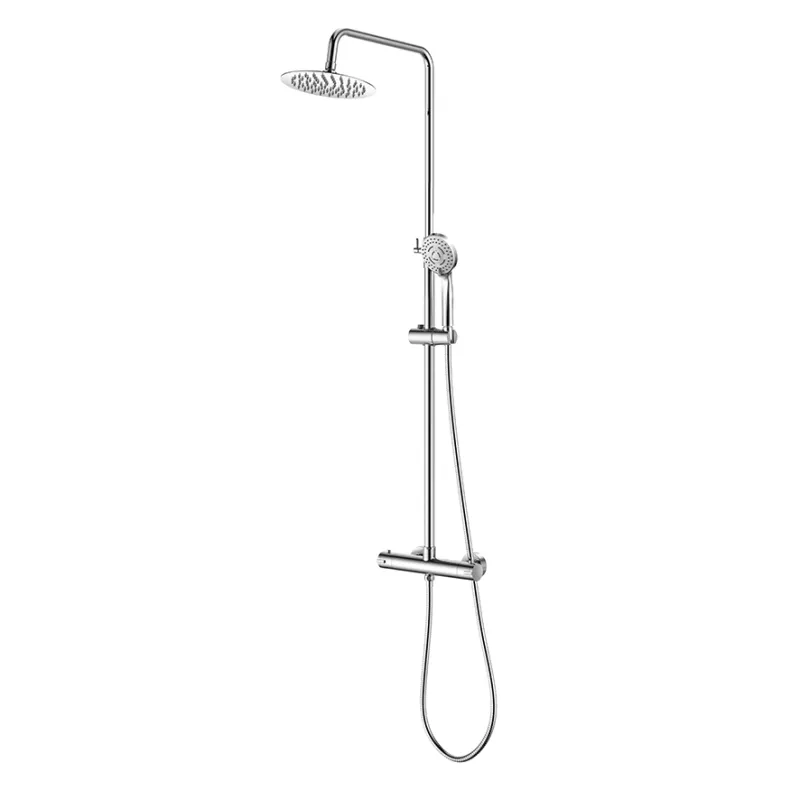 Badnor Nordica White lux 8-0 dusjkabinett 90x70cm m/takdusjsett