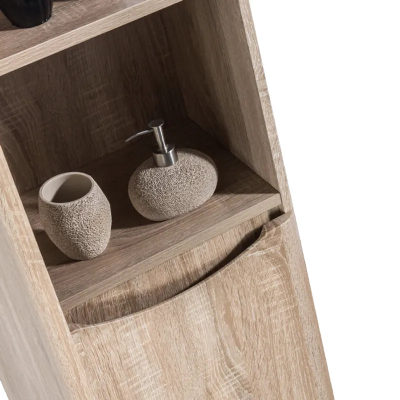 Badnor Mette 120cm enkel +40cm mbl.lpk (50102) Linnie speilskap