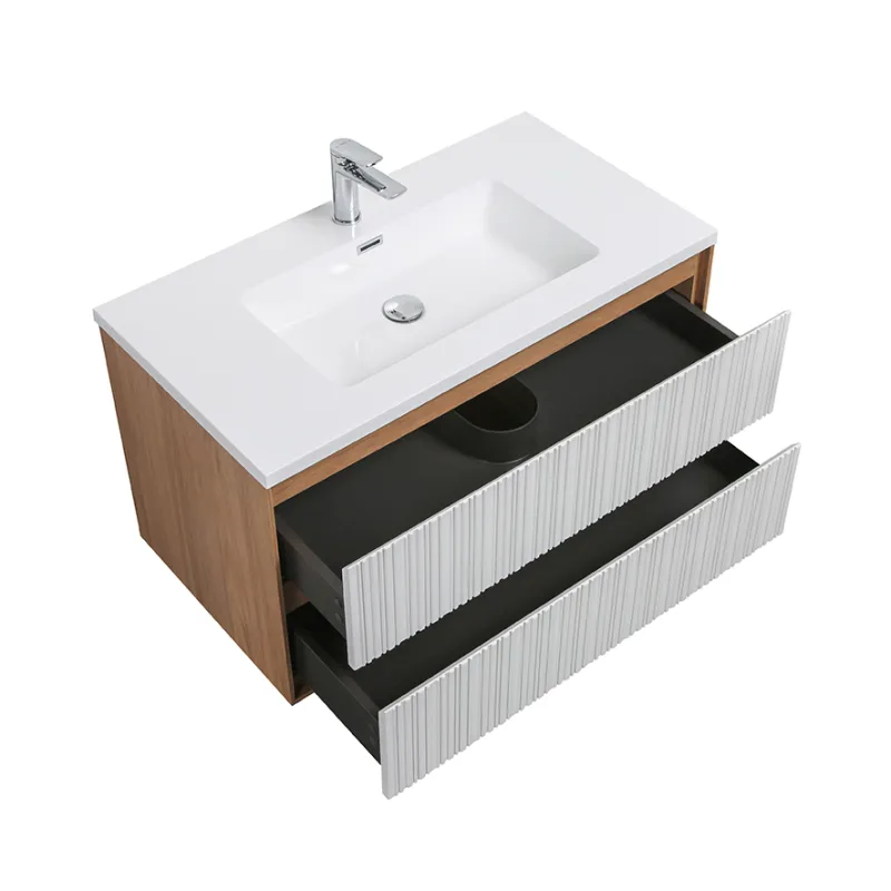 Badnor Marikken 90+35cm mbl.pk. (2222) Linnie speilskap