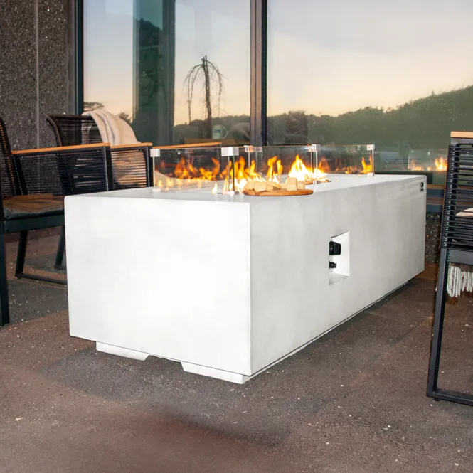 Hovedbilde Arctic A-601 gassdrevet peisbord, ANTIQUE WHITE