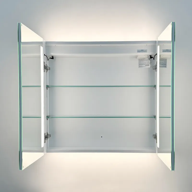 Badnor Maiken 80cm mbl.pk. (9408) Lilly speilskap m/lys