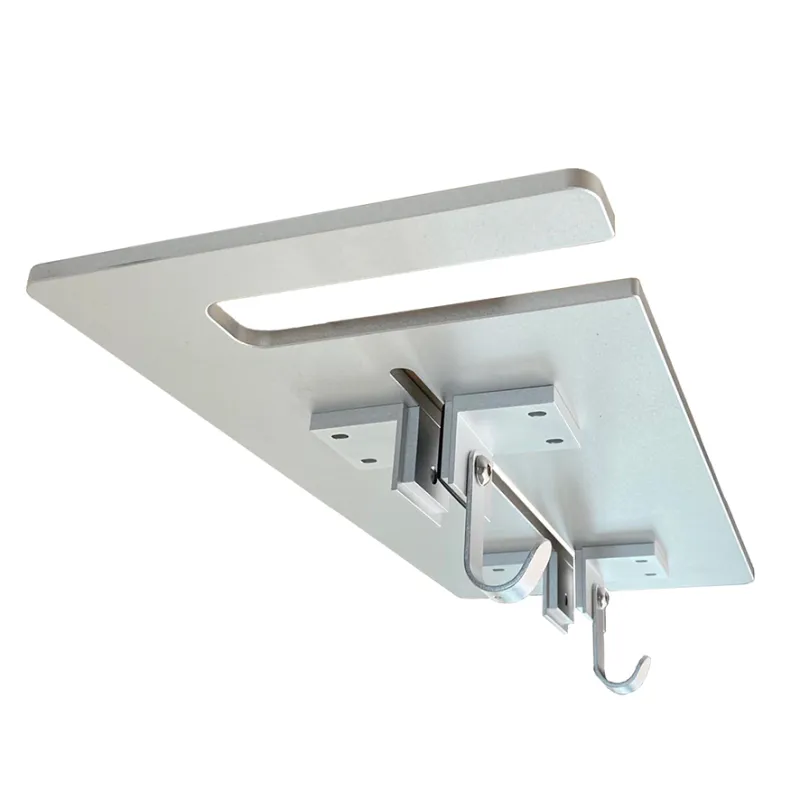 Badnor Base dusjhylle for dusjvegg, 450x210x8mm, MATT SØLV