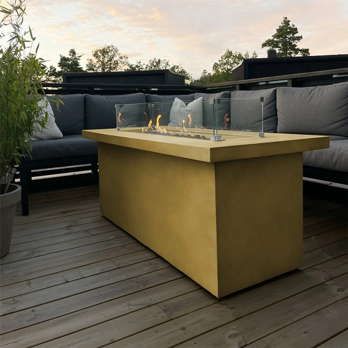 Arctic A-702 gassdrevet peisbord, ANTIQUE BEIGE