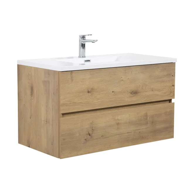 Hovedbilde Badnor Mikala 90cm servantskap m/HVIT servant