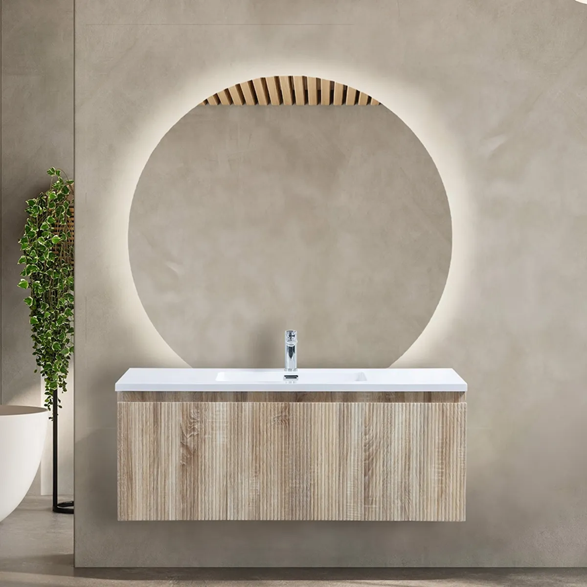 Badnor Mathea 120cm (enkel) mbl.pk (9302) Sissel speil