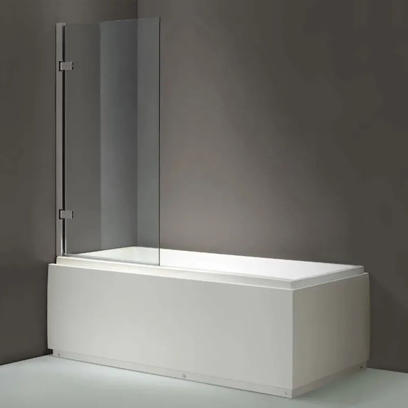 Badnor Sterling Straight badekarvegg 85x150cm (8mm glass)