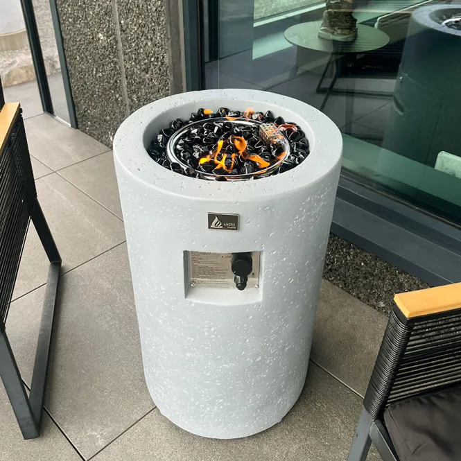 Hovedbilde Arctic A-351 gassdrevet peisbord, CLOUDY GREY