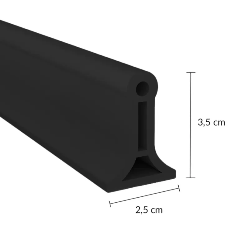 Badnor SealFlow vannstoppelist 200cm - HVIT