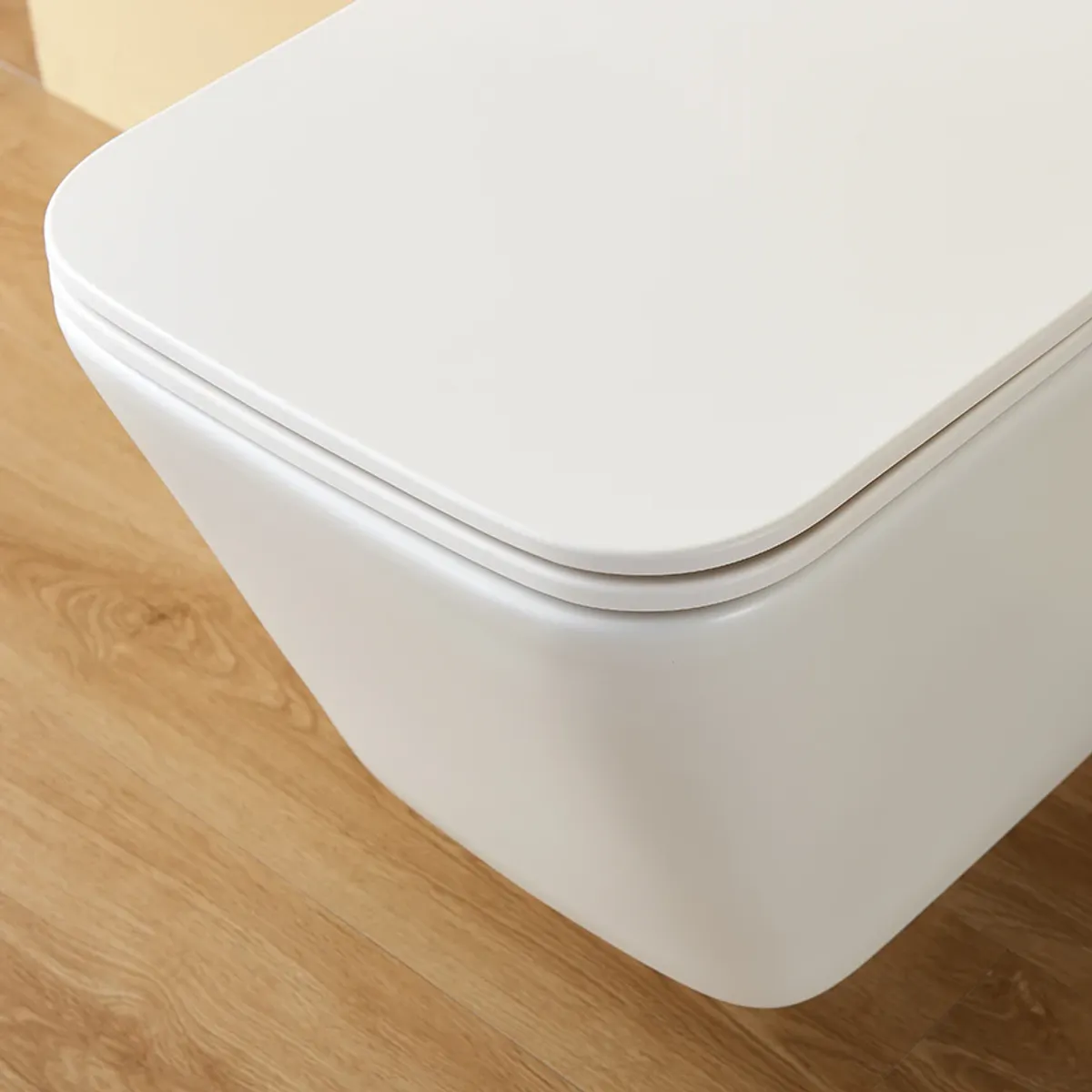 Badnor Ortona veggskål MATT HVIT, inkl. hardplastsete m/ soft-close