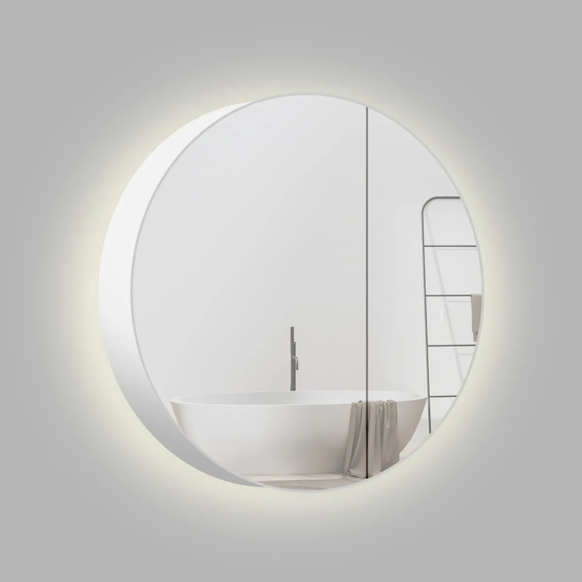 Badnor Melissa 90+40cm mbl.pk (97341) Leon speilskap m/lys