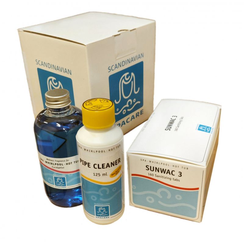 Scandinavian SpaCare Mini Kit (startsett boblebad/ massasjekar)