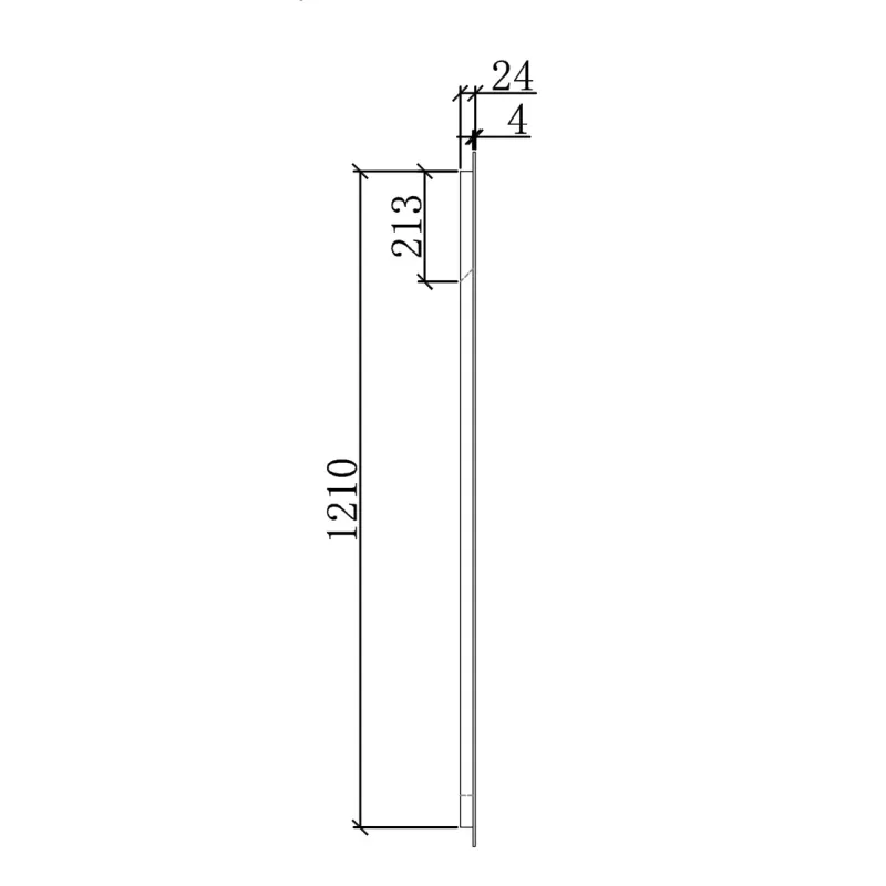 Badnor Mabelle 160+40cm (VENSTRE) mbl.pk (9811) Sissel speil