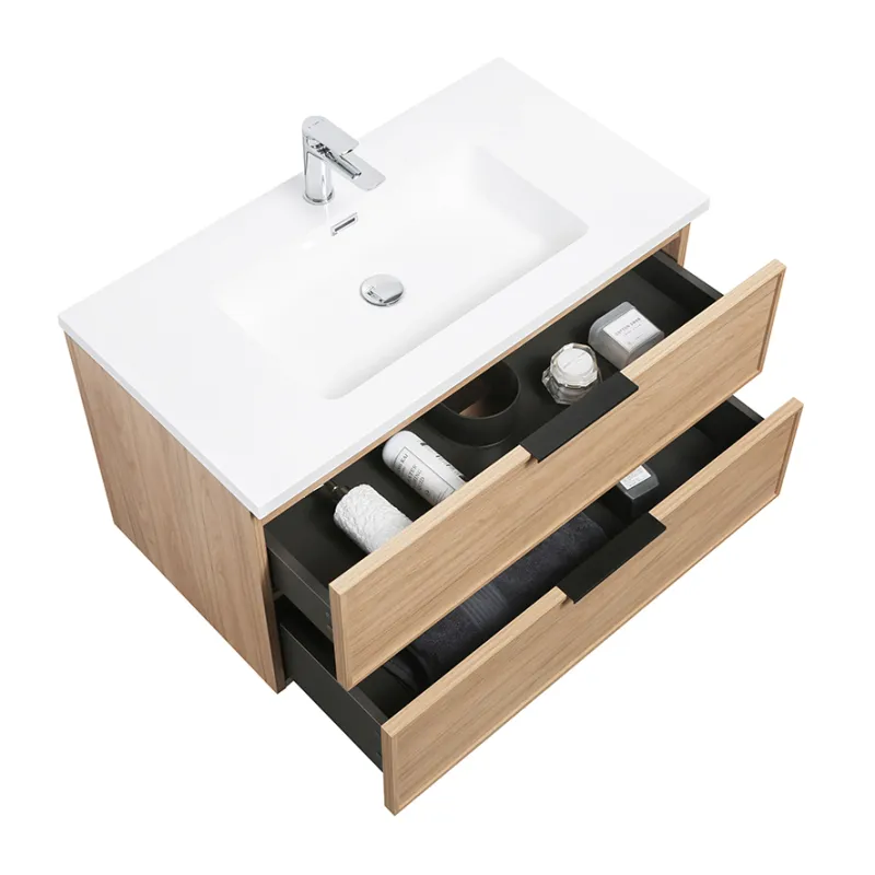 Badnor Melissa 90cm mbl.pk (97340) Leon speilskap m/lys