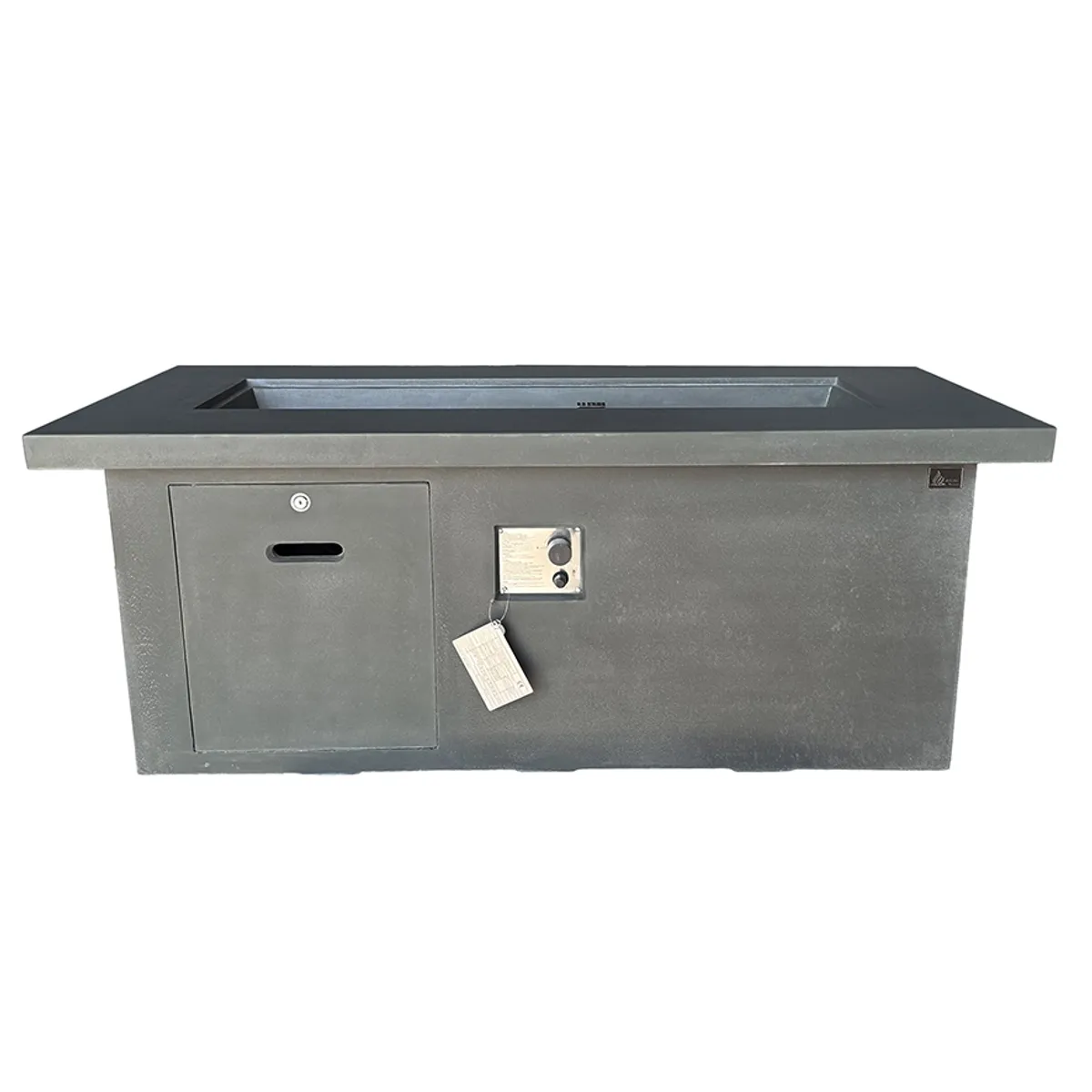 Arctic A-702 gassdrevet peisbord, CONCRETE GREY