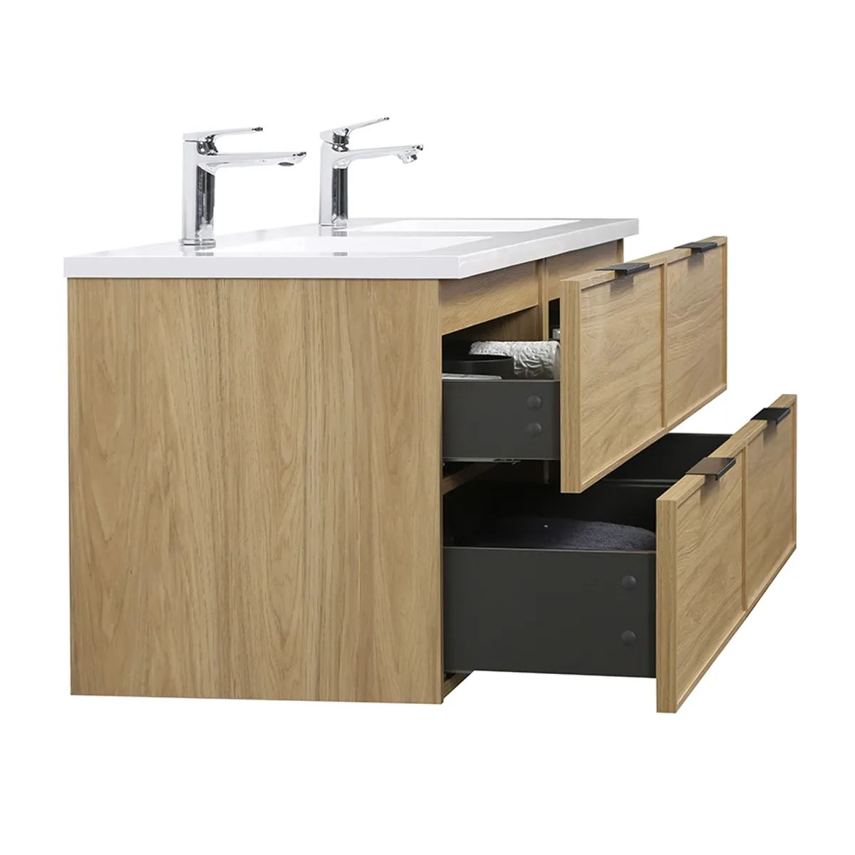 Badnor Melissa 180cm mbl.pk (97740) Sienna speil m/lys