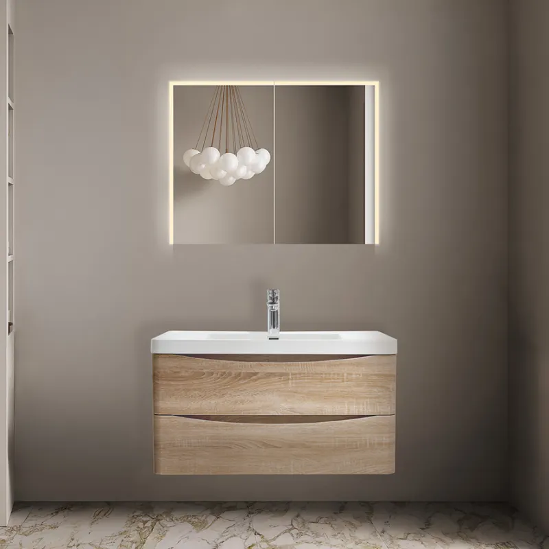 Badnor Mette 90cm møbelpk (51001) Linnie speilskap