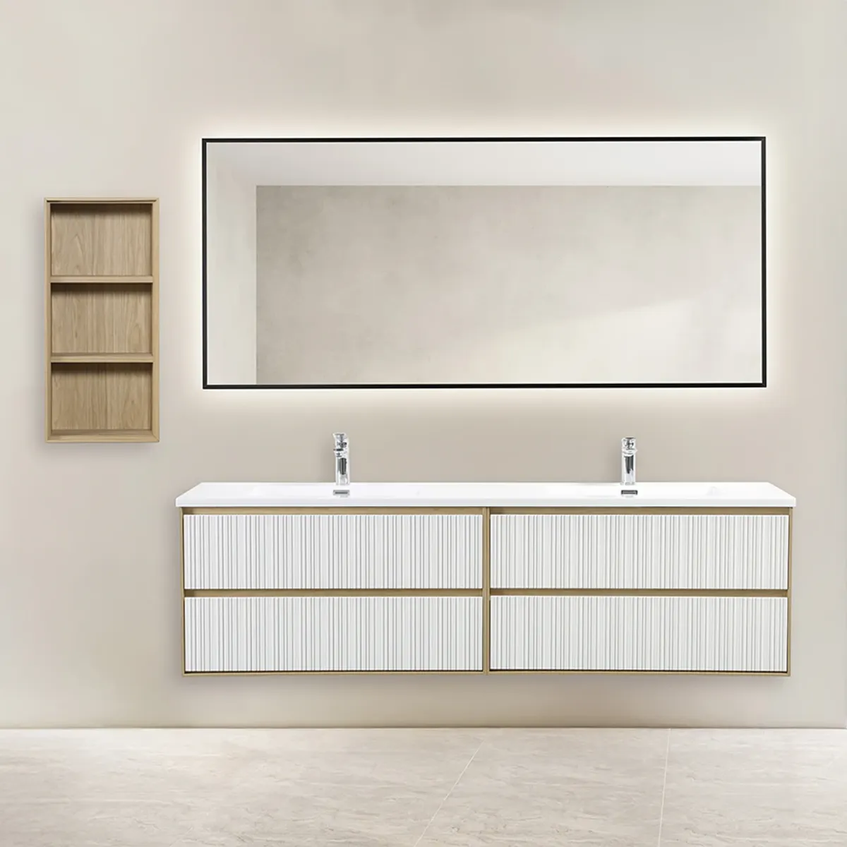 Badnor Marikken 180+35cm mbl.pk. (2532) Saga speil