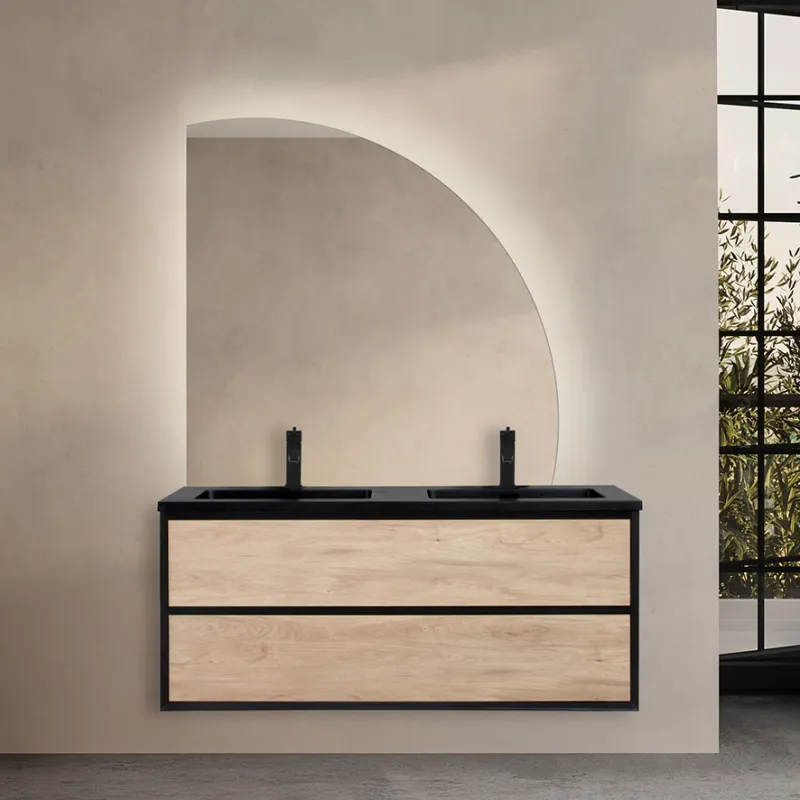 Badnor Martine 120cm dobbel servant (6407) Sara speil
