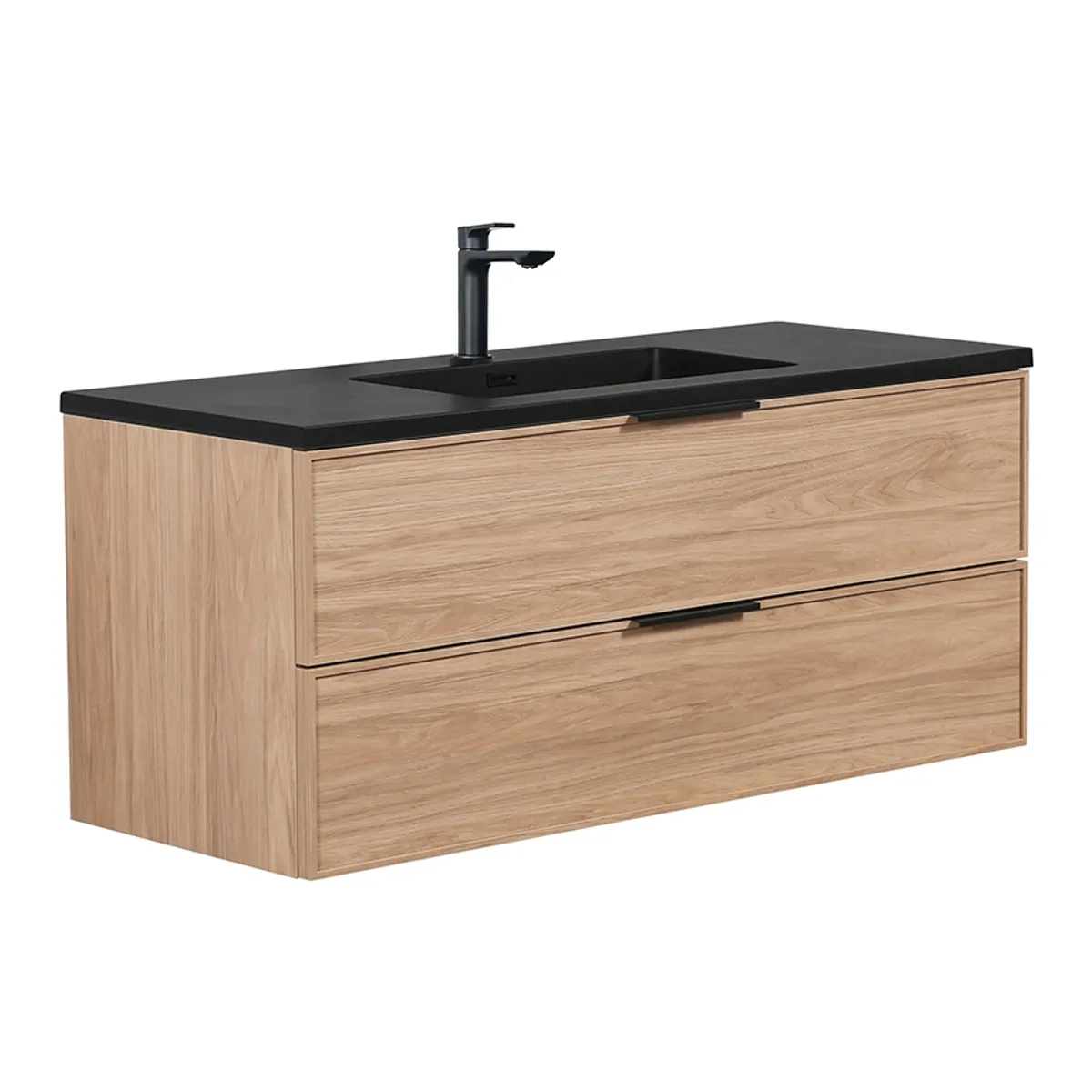 Badnor Melissa 120+40cm mbl.pk m/enkel servant (98411) Sienna speil m/lys
