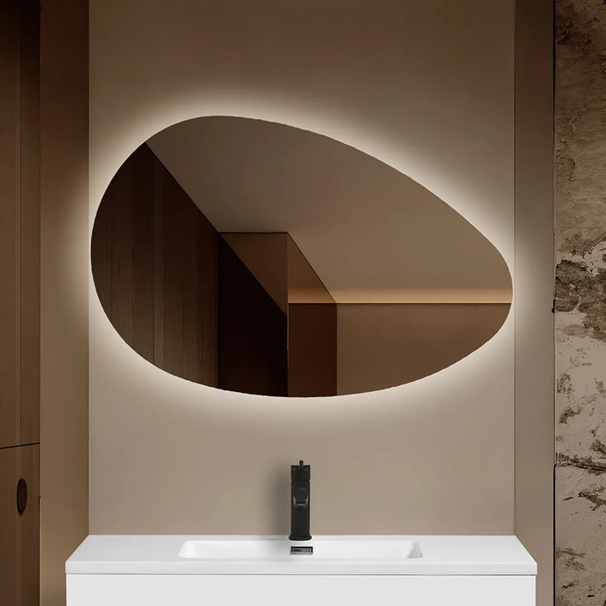 Badnor Marikken 90cm mbl.pk. (2231) Lucy speil