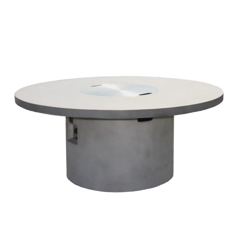 Arctic A-804 BASE til gassdrevet peisbord, GRANITE CEMENTO