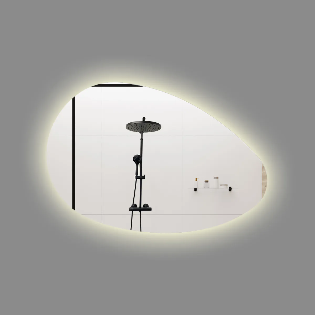 Badnor Melissa 75cm mbl.pk (97240) Lucy speil m/lys