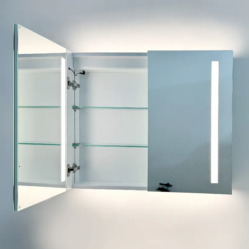Badnor Melanie HVIT 90cm mbl.pk (1301) Lilly speilskap