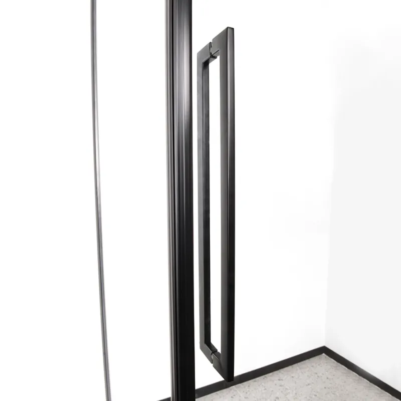 Badnor Køhler ll Nisjeløsning m/skyvedør - 160-180cm - matt sort