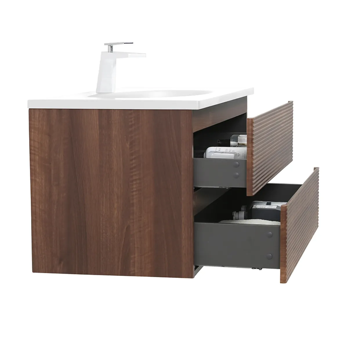 Badnor Maiken 100cm mbl.pk (9509) Leon speilskap m/lys