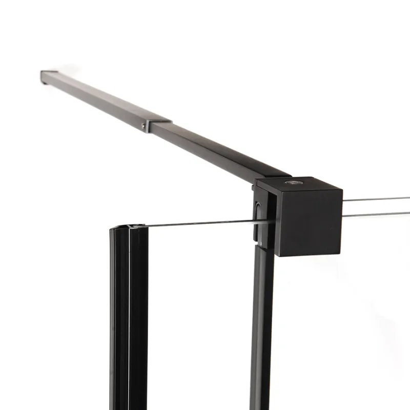 Badnor Køhler ll Nisjeløsning m/skyvedør - 140-160cm - matt sort