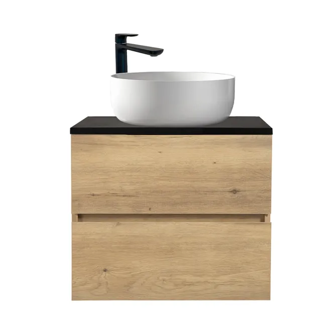 Hovedbilde Badnor Mikala 60cm servantskap m/SORT benkeplate