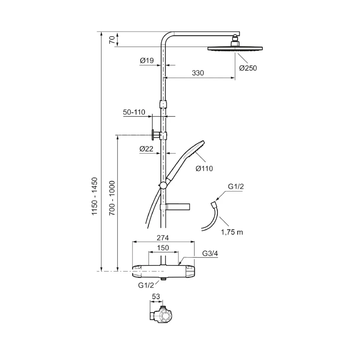 FM Mattsson 9000E takdusjpakke