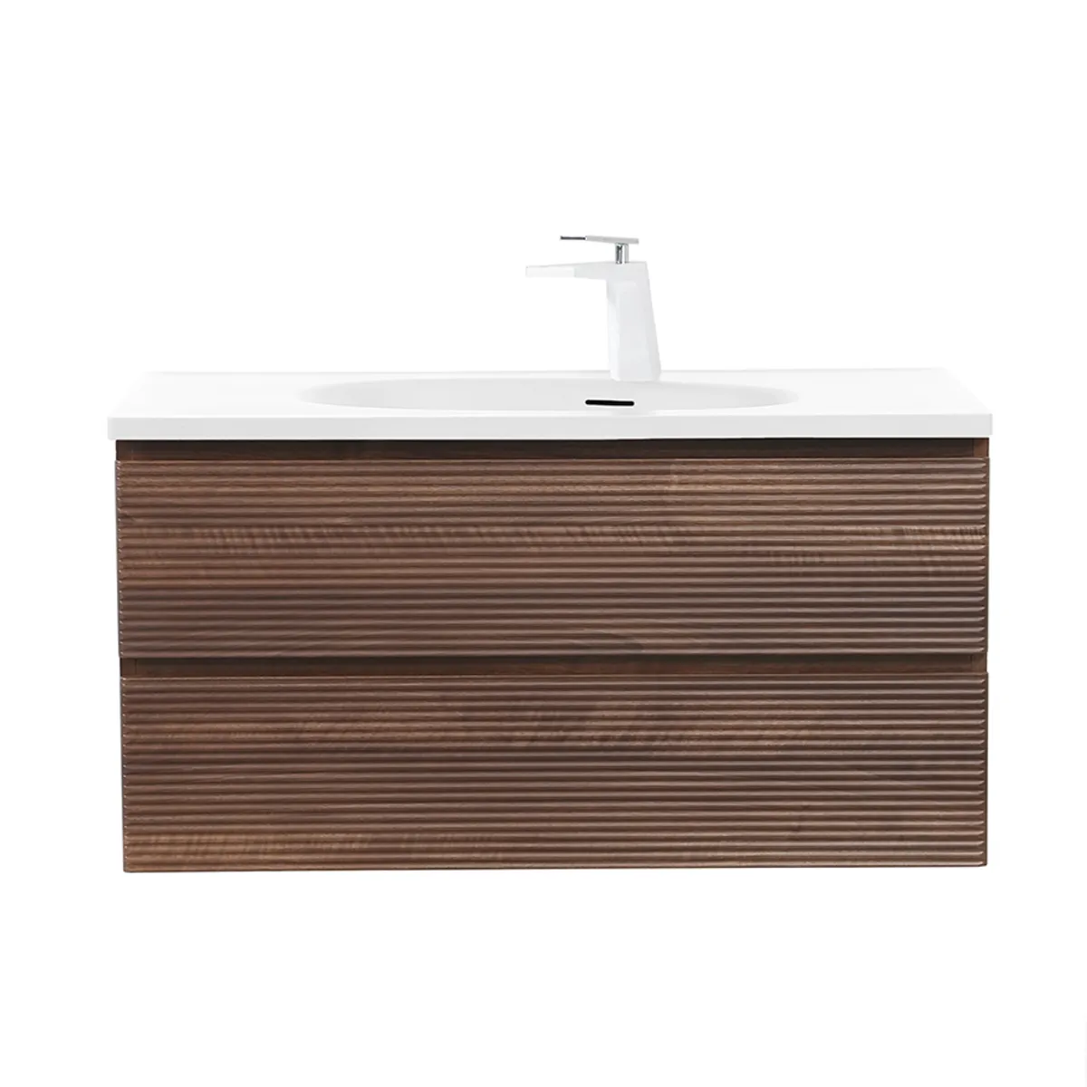 Badnor Maiken 100cm mbl.pk (9509) Leon speilskap m/lys