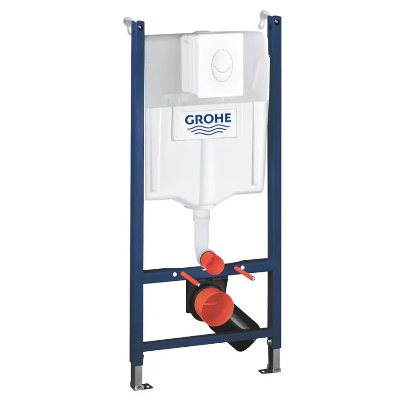 Toalettpakke: Badnor Serena MATT SORT / Grohe Rapid SL m/ hvit 