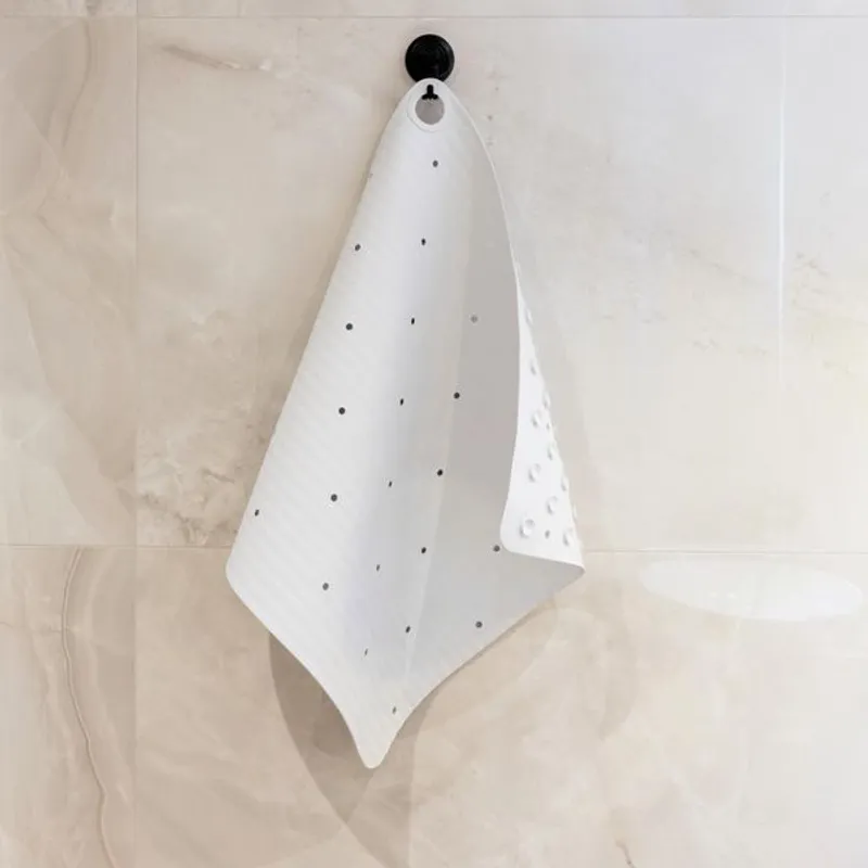 Sealskin Ribb antisklimatte m/krok 55x55cm - HVIT