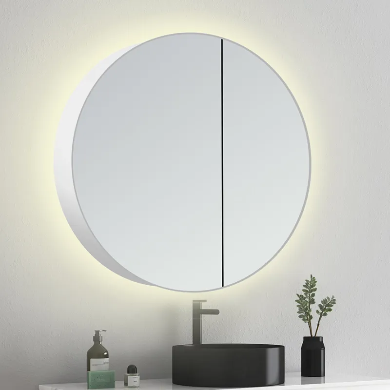 Badnor Mikala 60cm mbl.pk (8102) Leon rundt speilskap