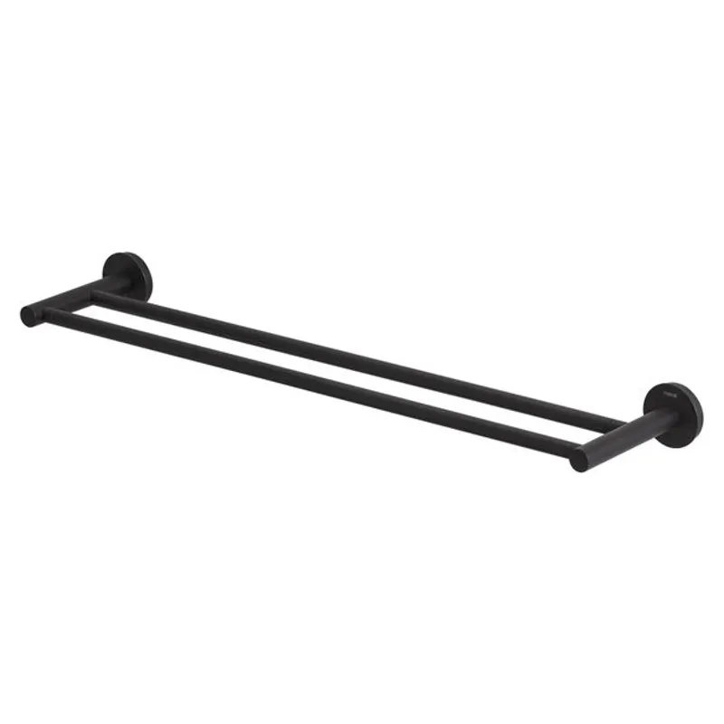 Tiger Urban håndklestang 60cm - dobbel - matt sort