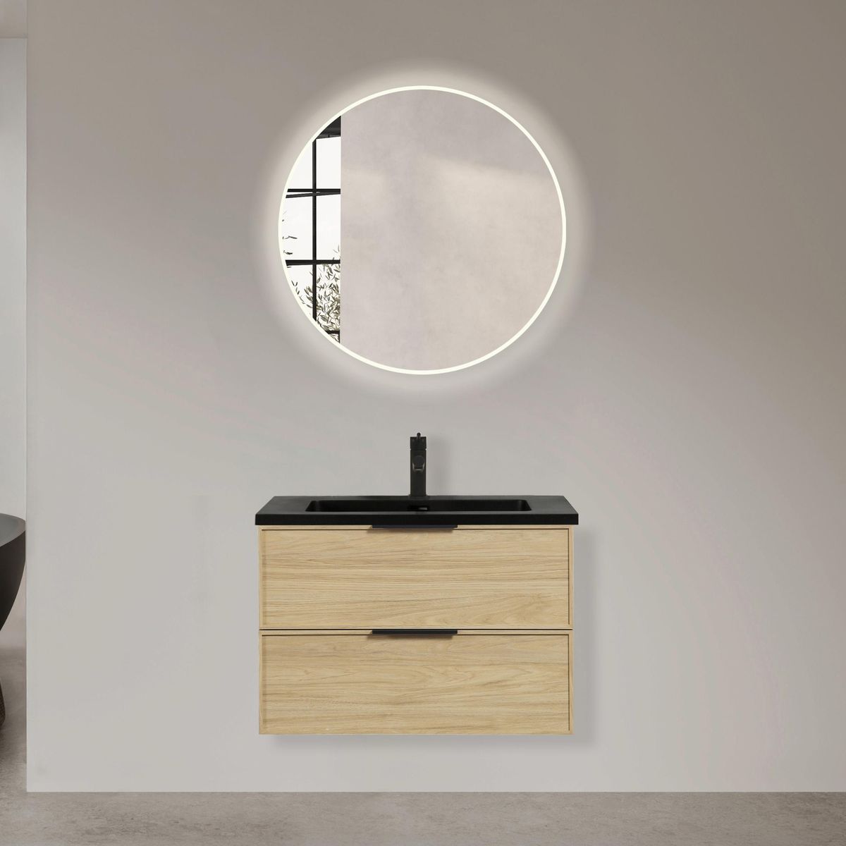 Badnor Melissa 75cm mbl.pk (98250) Lissie speil m/lys